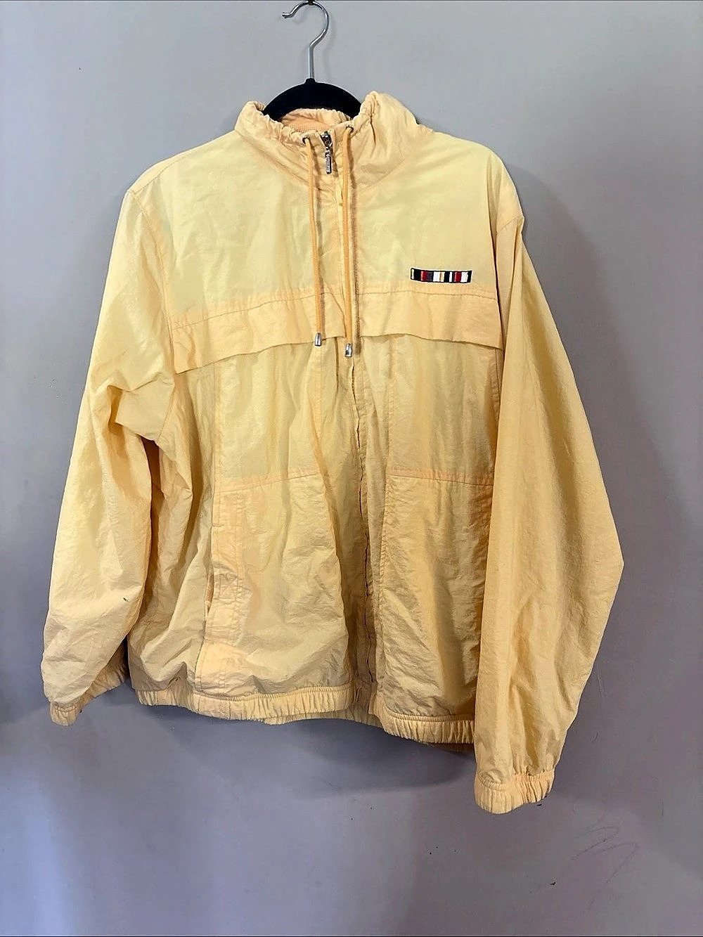 Catalina Yellow Nylon Jacket Size Men’s L Women’s XL